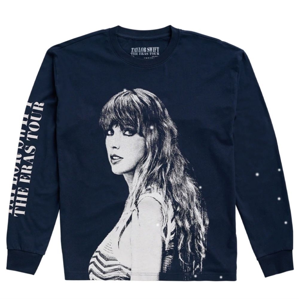 Taylor Swift The Eras Tour Midnights Longsleeve T-Shirt Size S